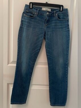 Abercrombie & Fitch Blue Straight Leg Jeans/6R